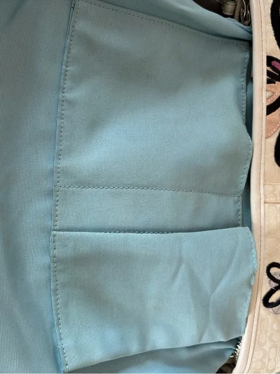 Coach A0769-F10871 Floral Bee Signature Mini C White Duffle Crossbody GUC - Picture 14 of 16